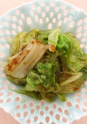 【使いきり】レタスのオイスターソース和え-レシピのメイン写真