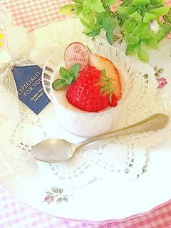 ふんわり苺ムース&マンゴームース♬-レシピのメイン写真
