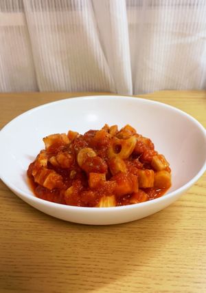 濃いトマト味　3種の根菜ミネストローネ　-レシピのメイン写真