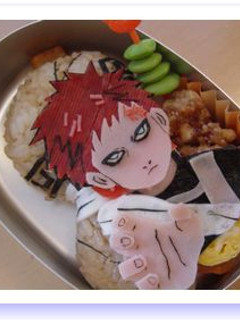 キャラ弁『ナルト疾風伝☆我愛羅』-レシピのメイン写真