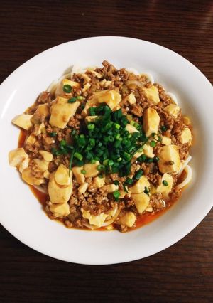 絶品☆麻婆うどん-レシピのメイン写真