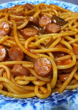 ポルミ：ナポリタンソーセージマシマシマシ-レシピのメイン写真
