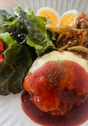 お弁当にも⭐︎肉肉しい豆腐ハンバーグ-レシピのメイン写真