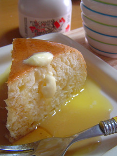 炊飯器で焼く手間いらず♪ホットケーキ-レシピのメイン写真