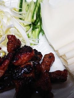 鶏皮DE北京ダック風-レシピのメイン写真