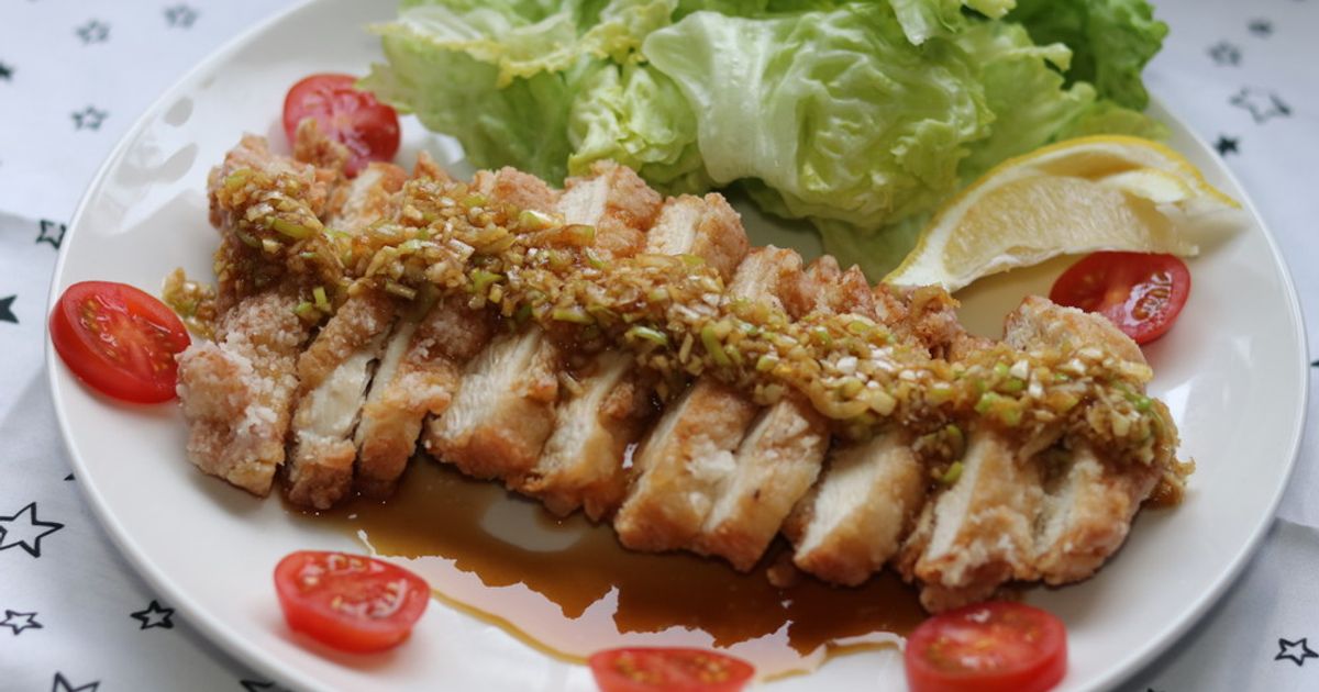 クックパッド 香味ダレとザクザク衣♪鶏むね肉の油淋鶏 by かおる家うま