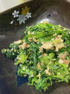 春菊とツナのあえもの-レシピのメイン写真