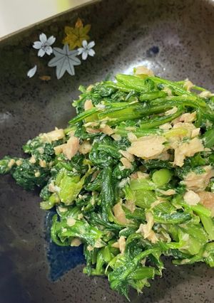 春菊とツナのあえもの-レシピのメイン写真