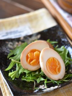 コクがある美味しい黒酢味玉【作り置き】-レシピのメイン写真