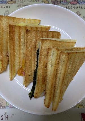 MrsWongちのホットサンド3種-レシピのメイン写真