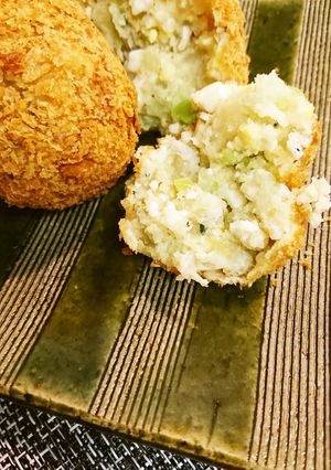 しらすとブロッコリー芯コロッケ-レシピのメイン写真