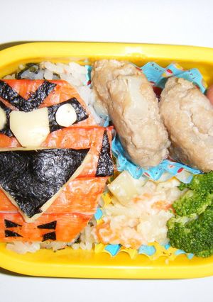 ゴーオンジャーレッドのお弁当-レシピのメイン写真