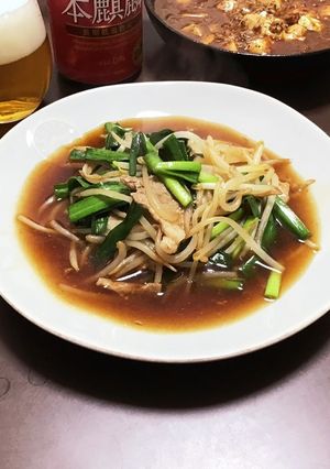 つゆだくで絶品！ニラ肉炒め-レシピのメイン写真