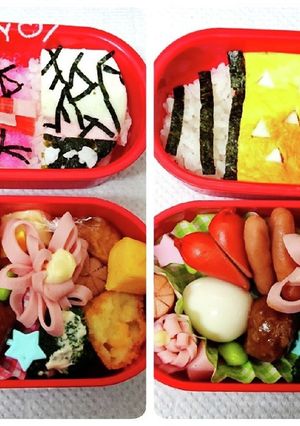 鬼滅の刃風 お弁当-レシピのメイン写真