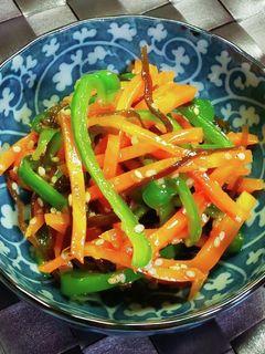 にんじんとピーマンの塩昆布ナムル-レシピのメイン写真