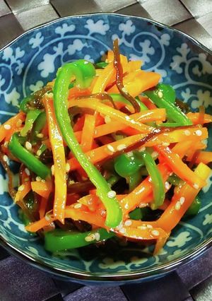 にんじんとピーマンの塩昆布ナムル-レシピのメイン写真