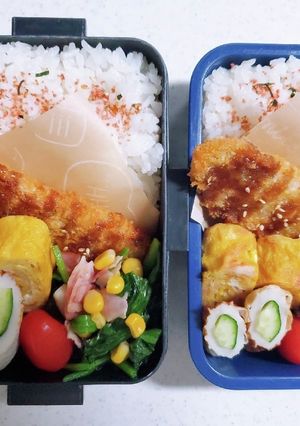 ☆高校生娘と中学生息子の弁当☆415-レシピのメイン写真