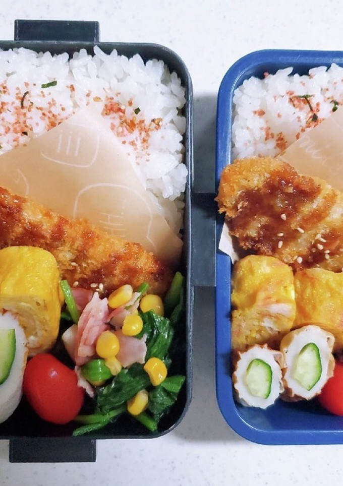 ☆高校生娘と中学生息子の弁当☆415-レシピのメイン写真