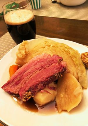 コーンドビーフ&キャベッジ　-レシピのメイン写真