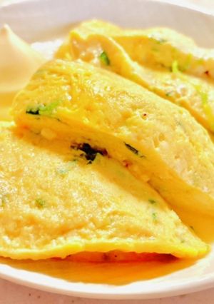 私的ずぼら♡レンジで♡豆腐の玉子焼き風♡-レシピのメイン写真