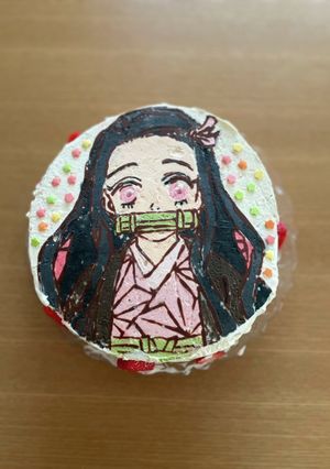 鬼滅の刃キャラケーキ　-レシピのメイン写真