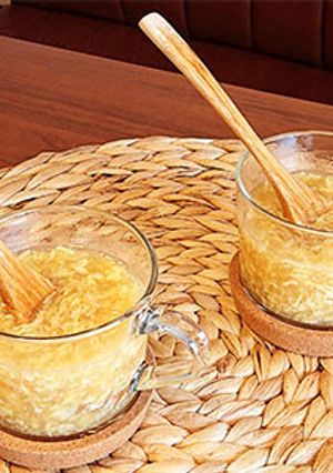 ボーンブロスのふわとろ♪たまごスープ-レシピのメイン写真