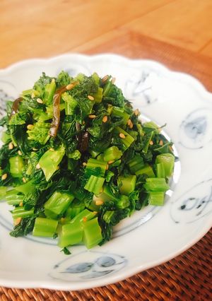 からし菜の塩昆布和え☆-レシピのメイン写真