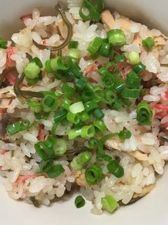 ツナと塩昆布の炊き込みご飯-レシピのメイン写真