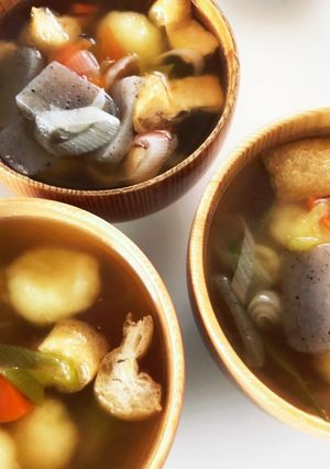 給食の味！！大好きだったいも団子のスープ-レシピのメイン写真