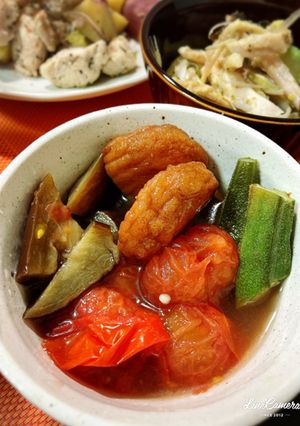 茄子とさつま揚げの煮物-レシピのメイン写真