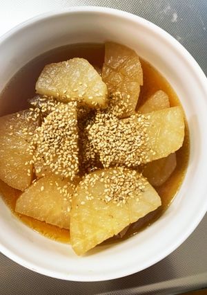 全てレンジ味染み染み大根の煮物-レシピのメイン写真