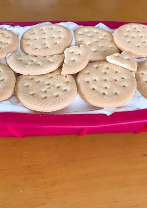 ずぼらさんの簡単ビスケットケーキ♡-レシピのメイン写真