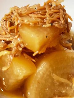 佃煮リメイク☆佃煮と大根の煮物☆アレンジ-レシピのメイン写真