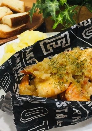 家飲み♬殻付きガーリックシュリンプ★-レシピのメイン写真