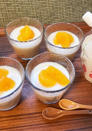あままの豆乳みかんプリン -レシピのメイン写真