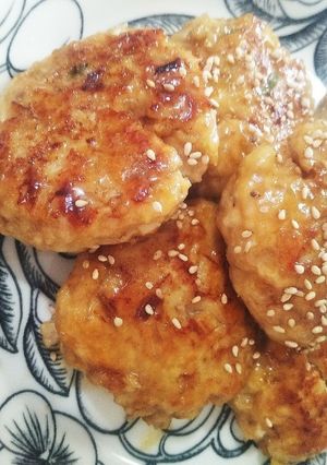 簡単♪鶏ひき肉でふんわり豆腐バーグ-レシピのメイン写真