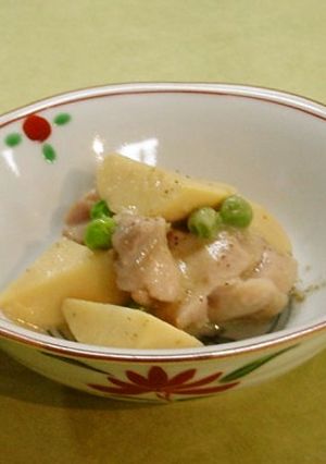 筍と鶏肉の白みそ煮-レシピのメイン写真