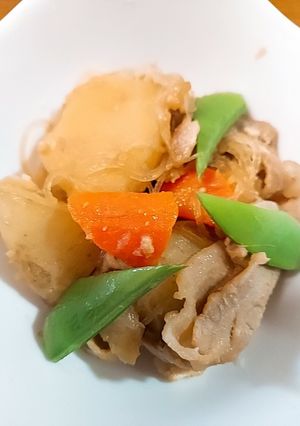 新しゃが、新玉ねぎの肉じゃが-レシピのメイン写真