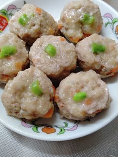 レンジでチン!皮なしシュウマイ-レシピのメイン写真
