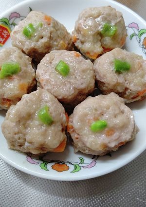 レンジでチン！皮なしシュウマイ-レシピのメイン写真
