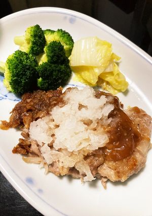 豚こま肉で♫今日は和風ステーキ(もどき)-レシピのメイン写真
