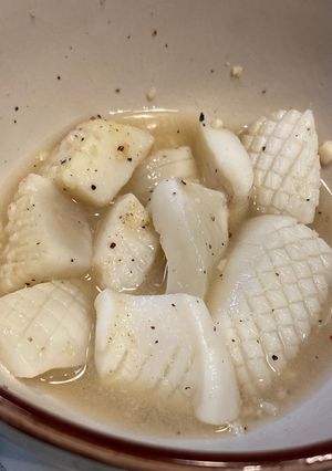 冷凍イカ　レンジの塩煮-レシピのメイン写真