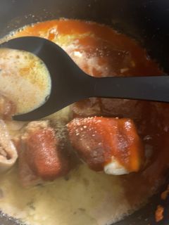 サバ缶とトマトソース煮込み-レシピのメイン写真