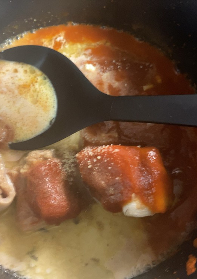 サバ缶とトマトソース煮込み-レシピのメイン写真
