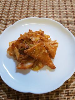 油あげのキムチーズ炒め-レシピのメイン写真