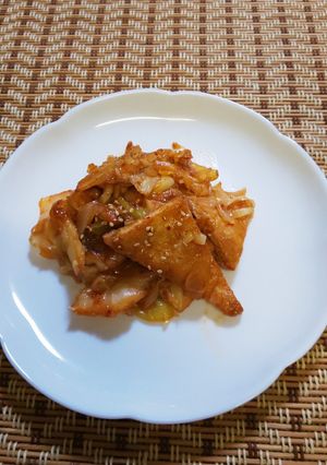 油あげのキムチーズ炒め-レシピのメイン写真