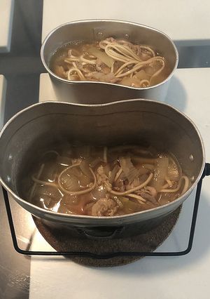 ＜軍隊調理法＞ 肉うどん汁-レシピのメイン写真