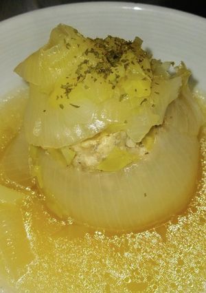 新玉ねぎまるごと肉詰めコンソメ煮-レシピのメイン写真