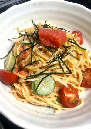 明太マヨのスパゲティ-レシピのメイン写真