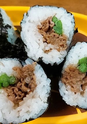 牛肉とアスパラの太巻き-レシピのメイン写真